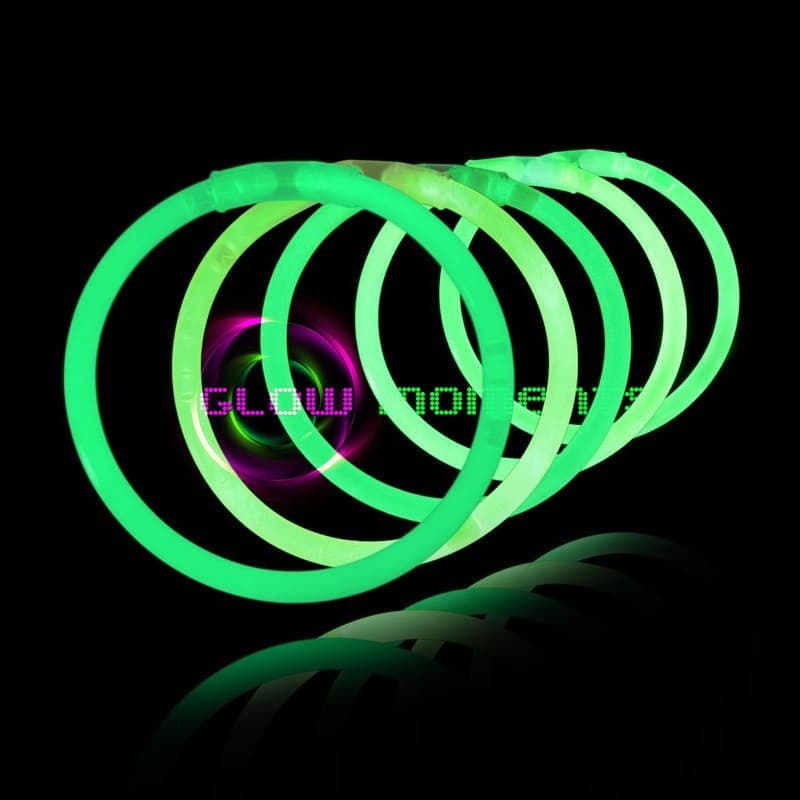 100 pulseiras glow luminosas fluorescentes neon cor única