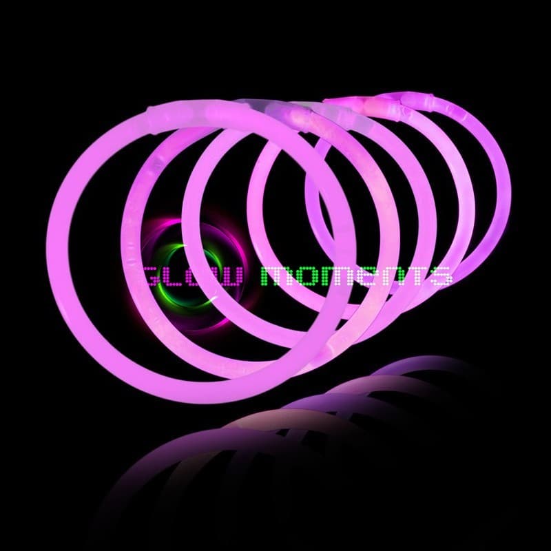 50 pulseiras glow luminosas fluorescentes neon cor única