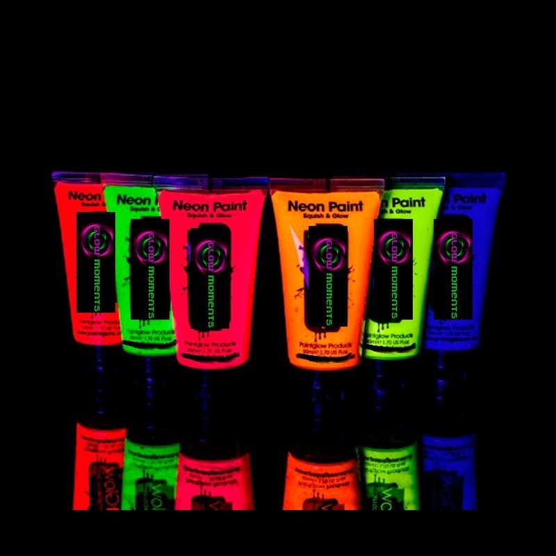 Body Paint Fluorescente Uv Neon 50ml