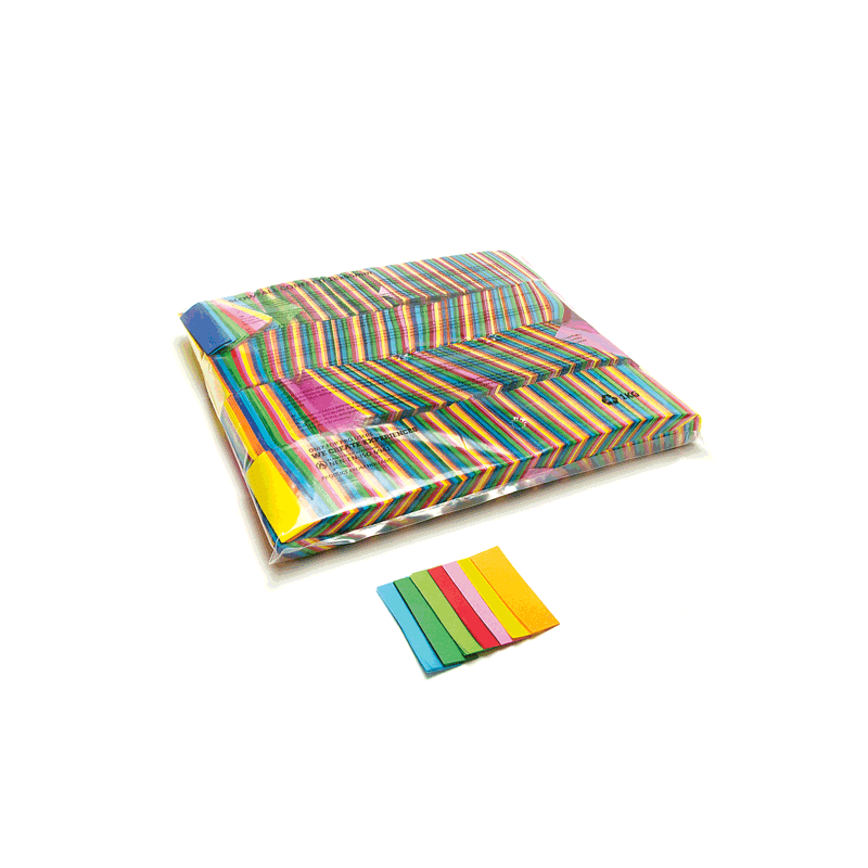 Confetis rectangular multicolor