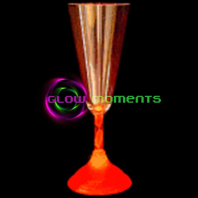 Copo de Champagne com Leds
