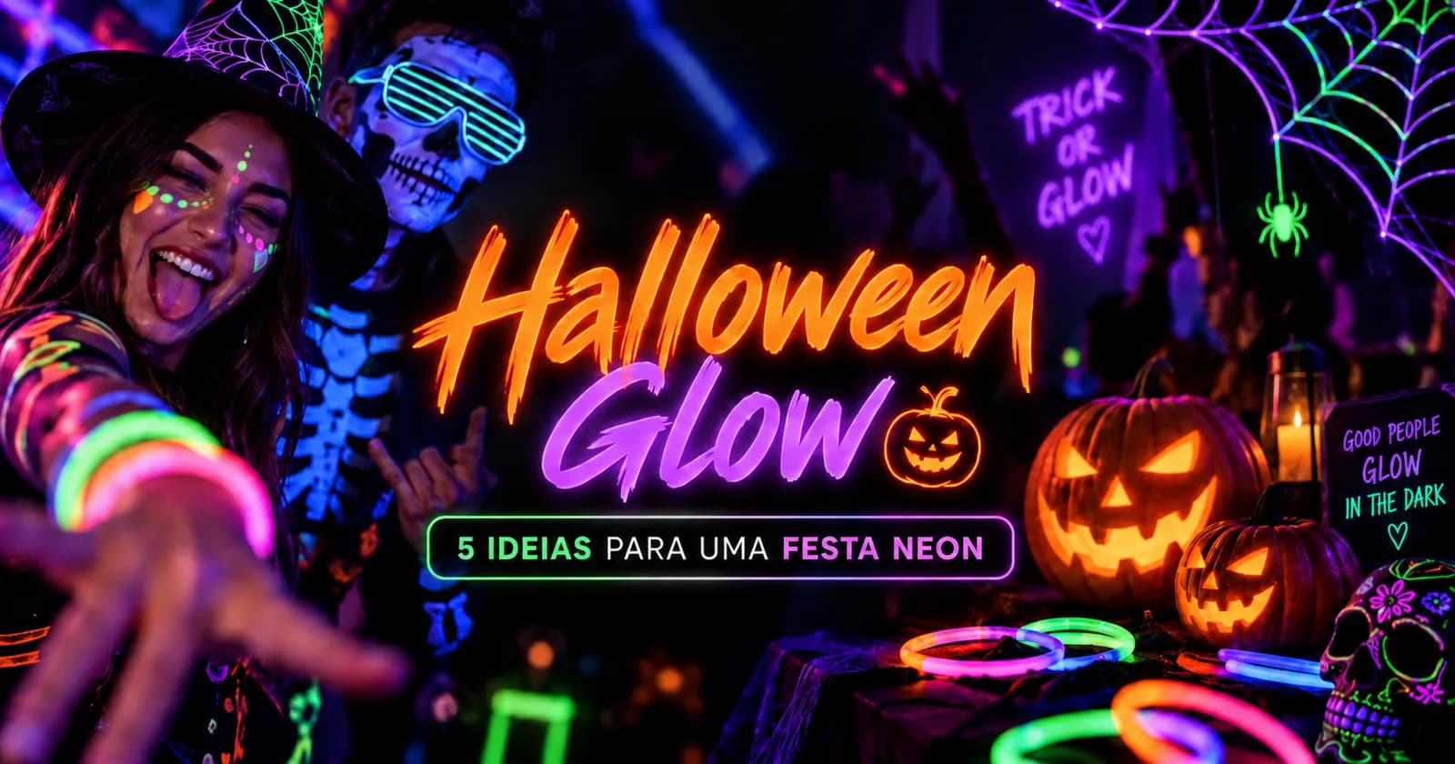 Halloween Glow: 5 Ideias para uma Festa Neon