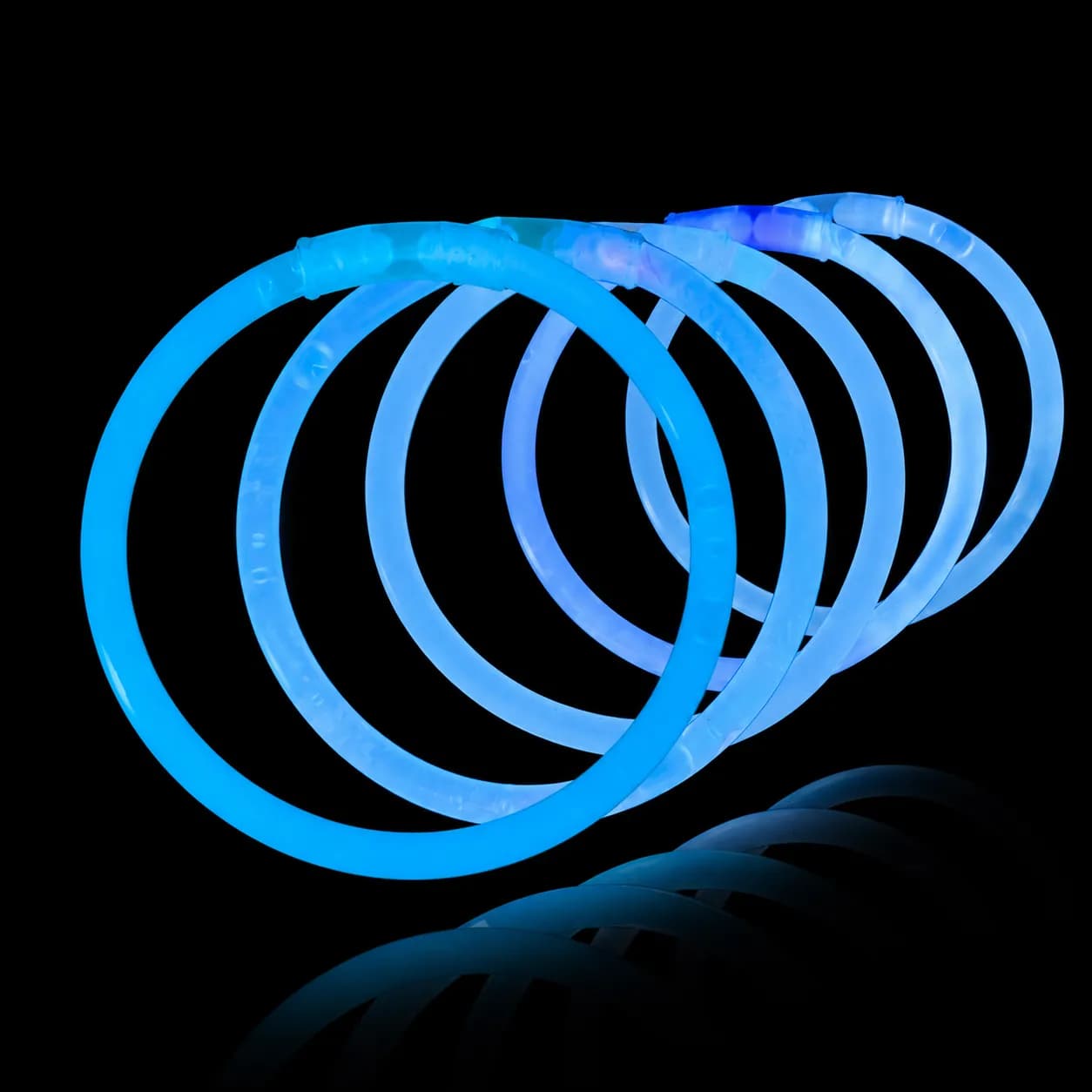 12 pulseiras glow luminosas fluorescentes neon cor única