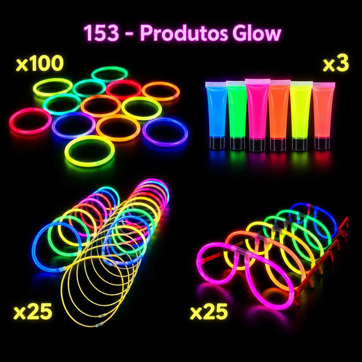 Pack glow party I