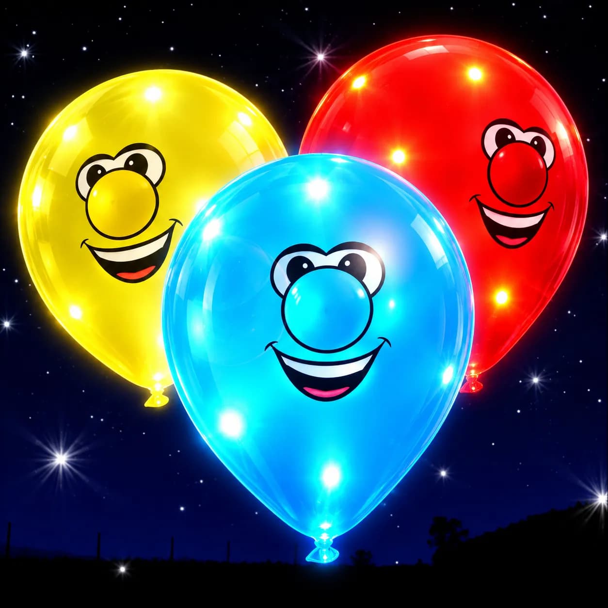 Balão LED Smile(5 unid)