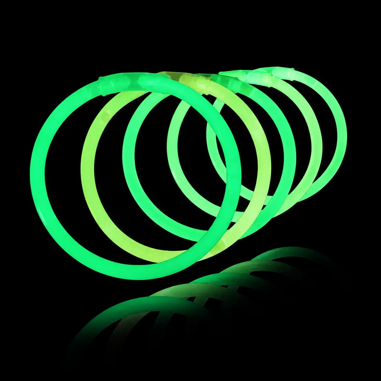 100 pulseiras glow luminosas fluorescentes neon cor única